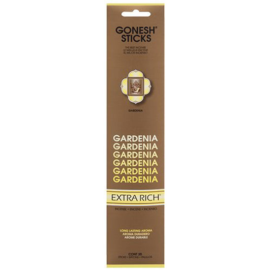 Gonesh Extra Rich Gardenia Incense Sticks 20ct