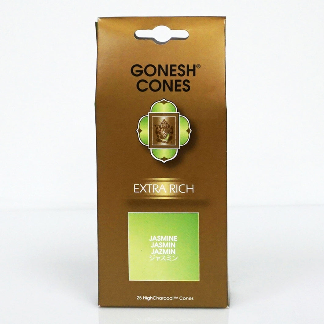 Gonesh Extra Rich Jasmine Incense Cones 25ct
