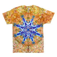 Load image into Gallery viewer, Handmade Mandala Tie-Dye T-Shirt Heavy Cotton Medium
