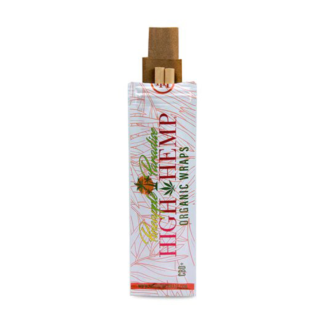 High Hemp Organic Herbal CBD+ Wraps - Pineapple Paradise