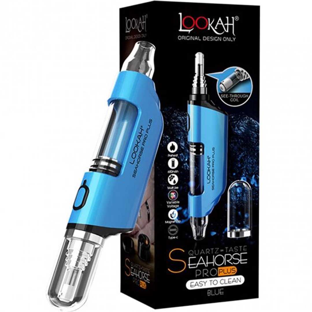 Lookah Seahorse Pro Plus Vaporizer - Blue