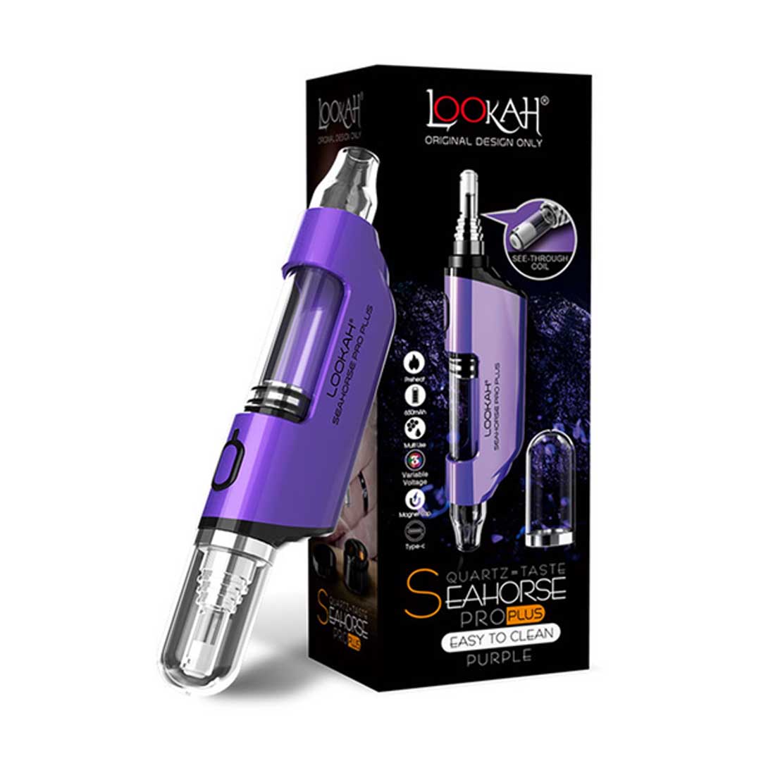 Lookah Seahorse Pro Plus Vaporizer - Purple