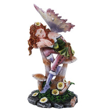 Load image into Gallery viewer, Mushroom Fairy Statue
