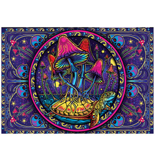 Mushrooms 3D Tapestry