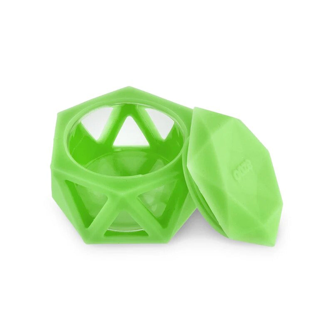 Ooze Geode Silicone Container - Green