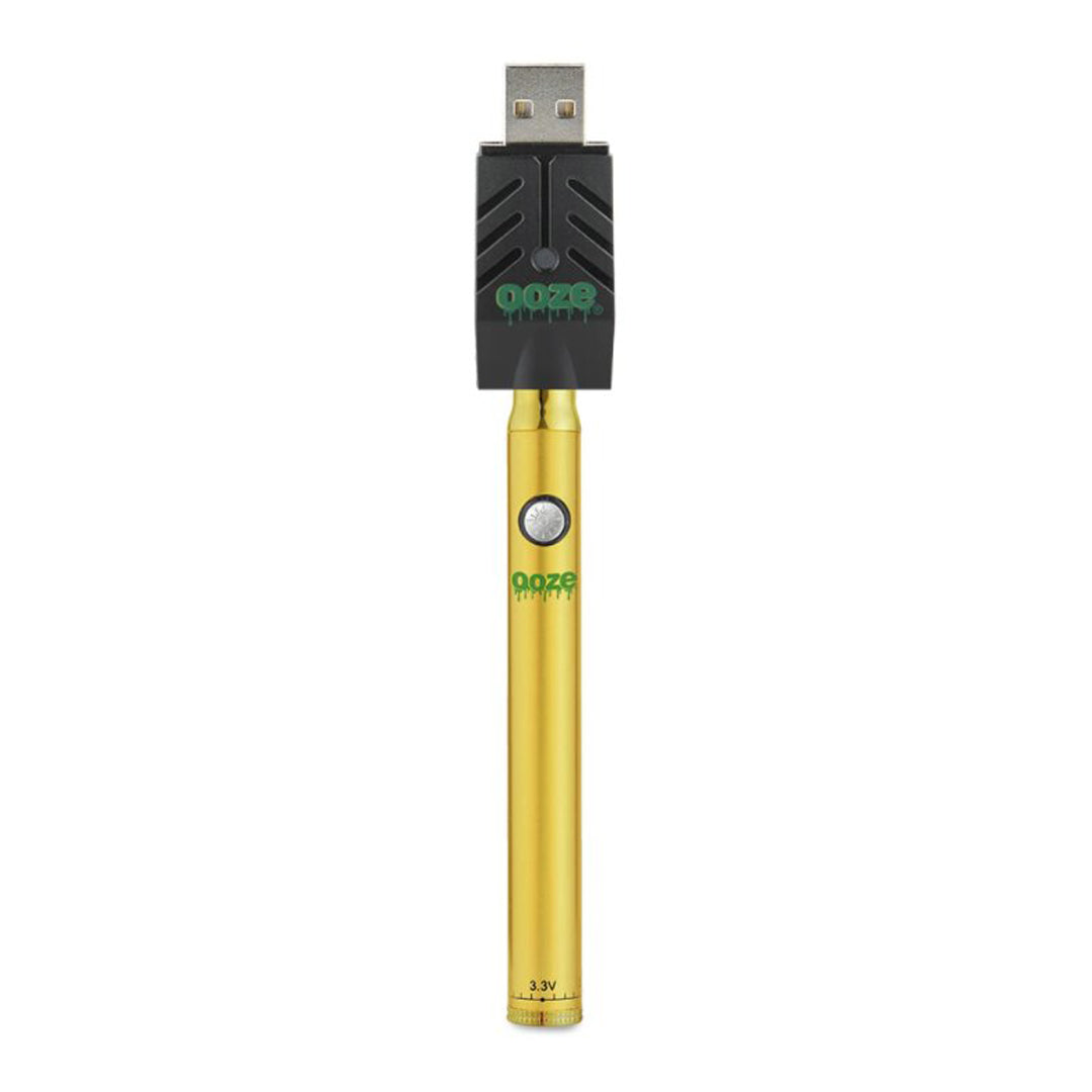 Ooze Slim Pen Twist 320mAh Vaporizer Battery - Gold