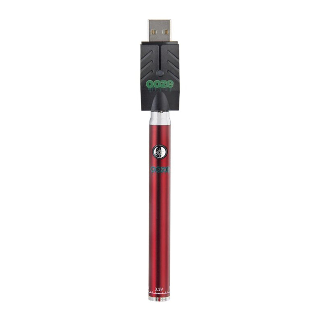 Ooze Slim Pen Twist 320mAh Vaporizer Battery - Red