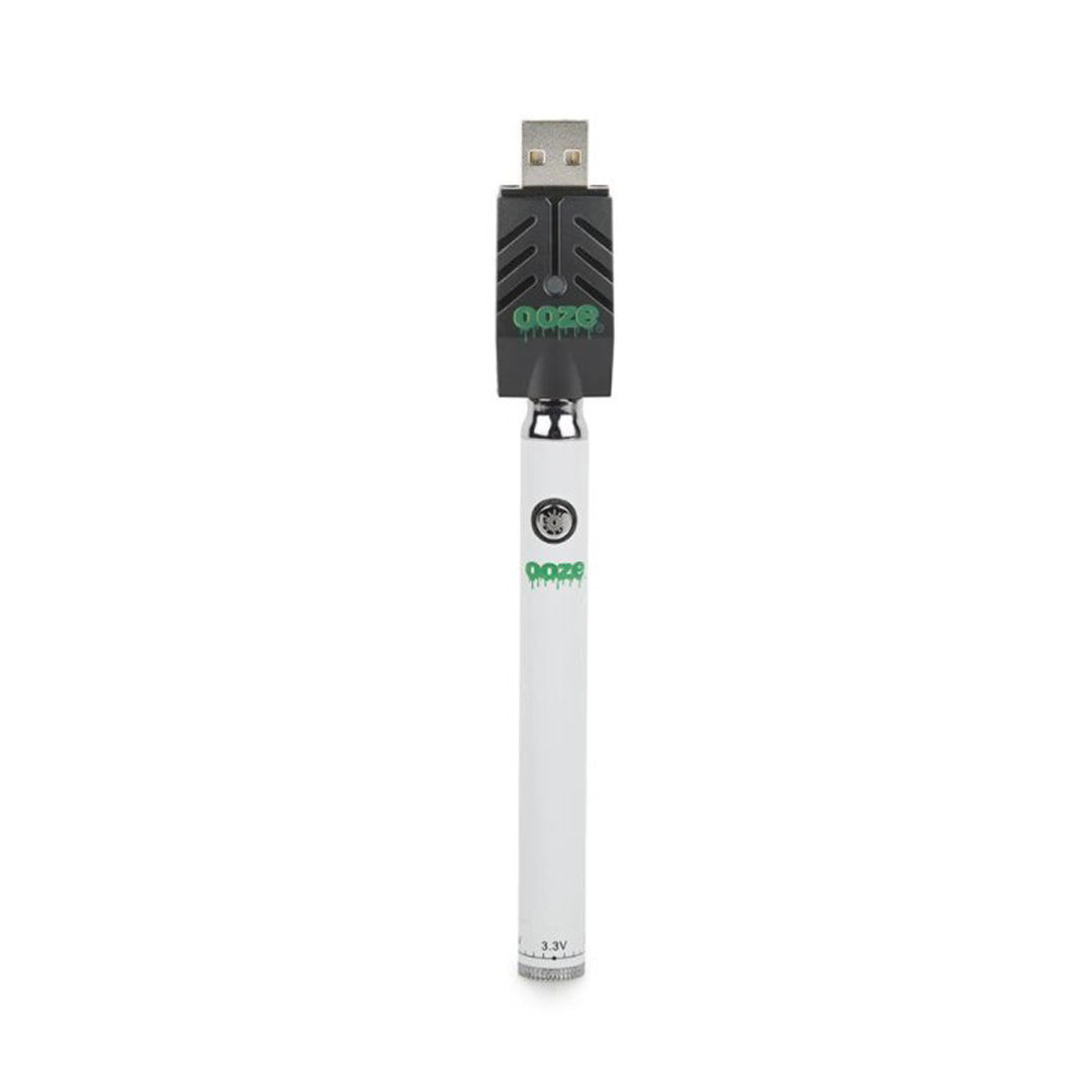 Ooze Slim Pen Twist 320mAh Vaporizer Battery - White