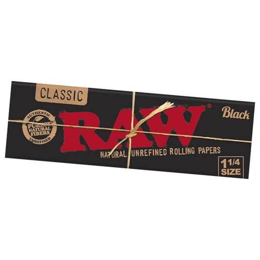 Raw Black 1.25 Rolling Papers