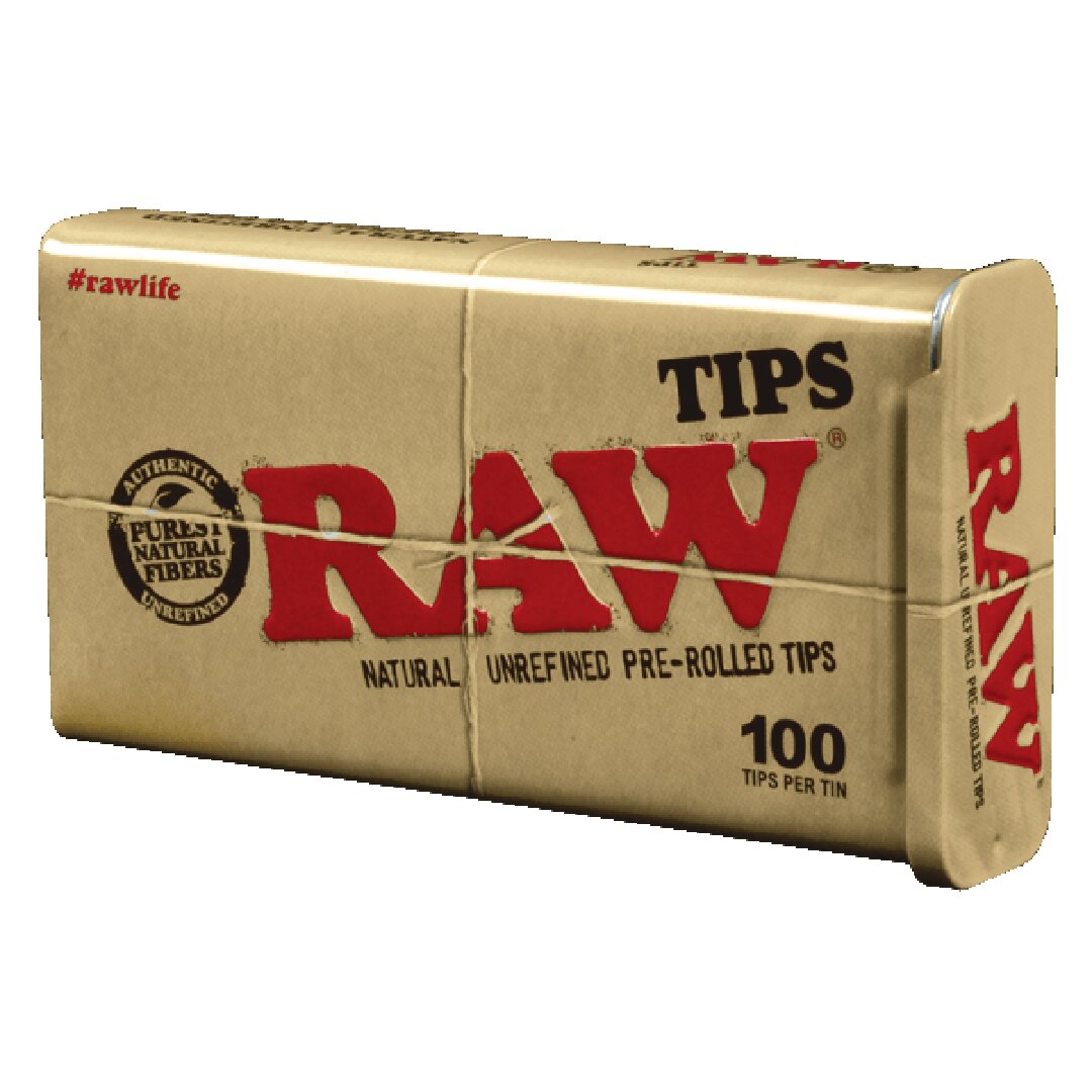 Raw Pre-Rolled Tips Tin