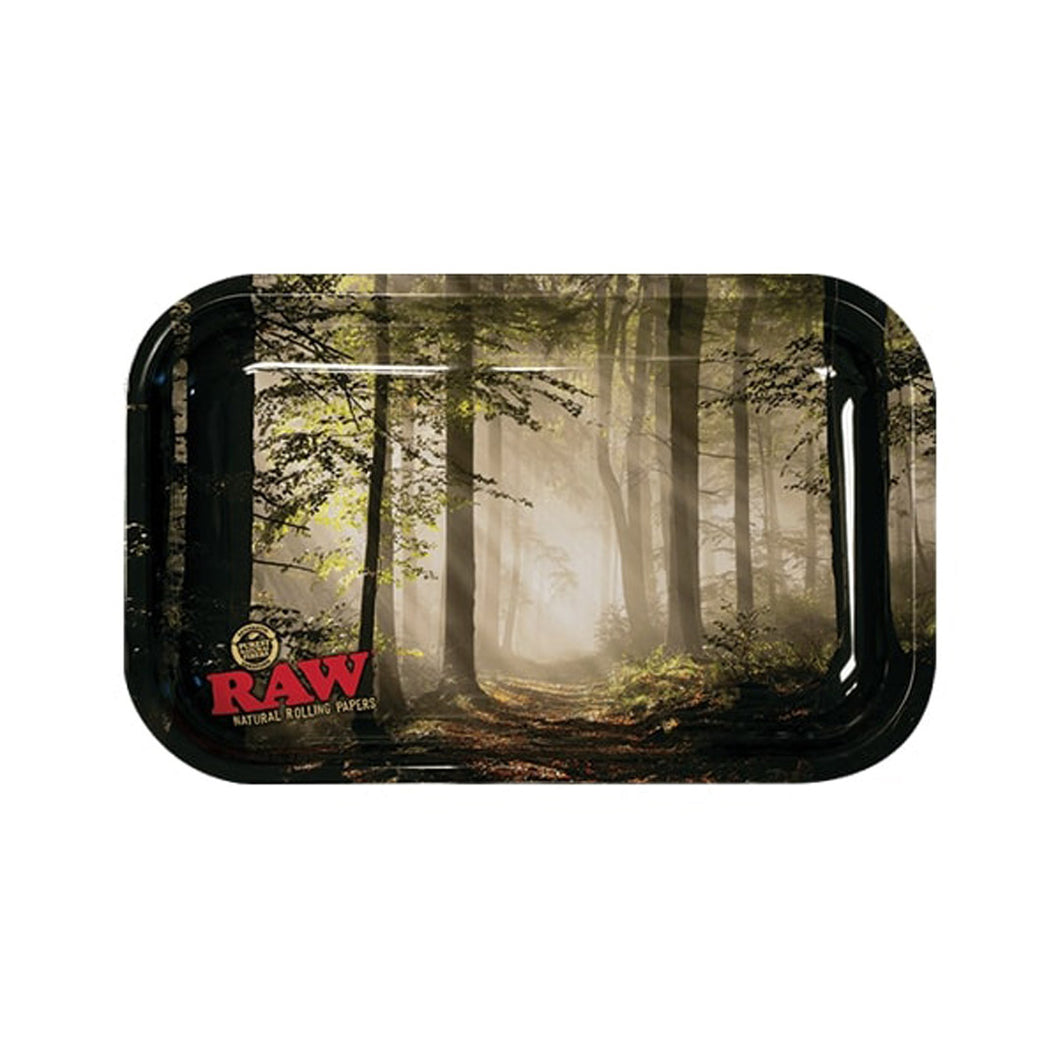 Raw Smokey Forest Rolling Tray 11