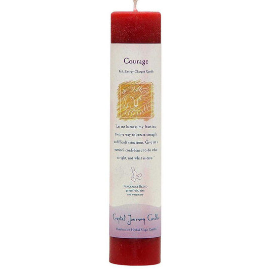 Reiki Pillar Candle - Courage