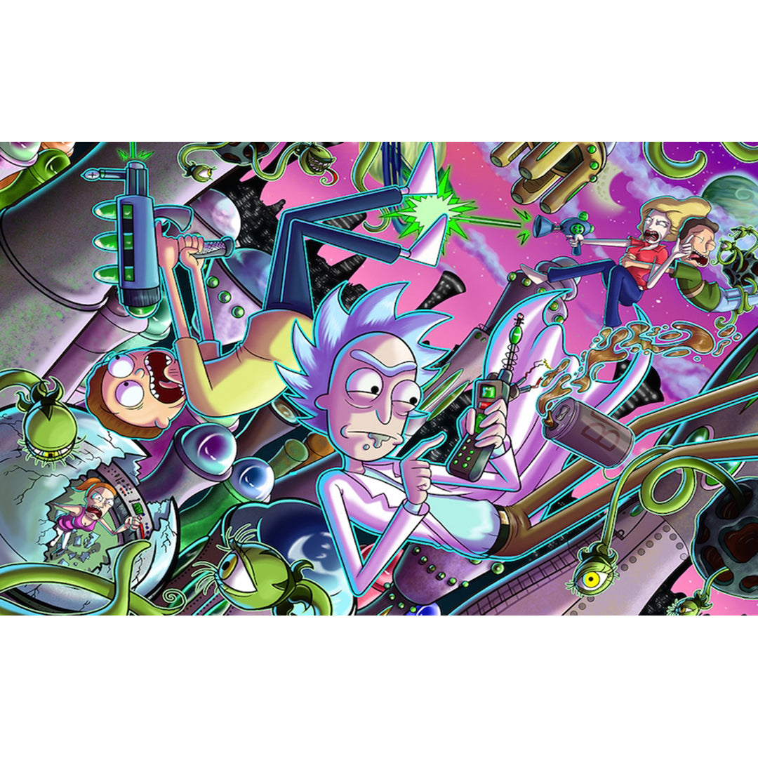 Rick & Morty Chaos Poster