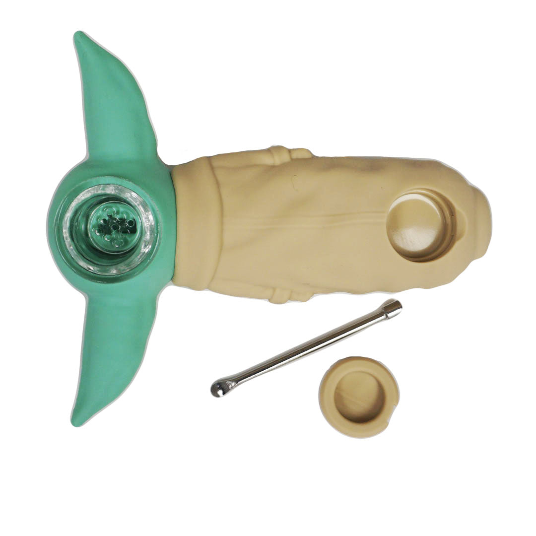Silicone Grogu Pipe