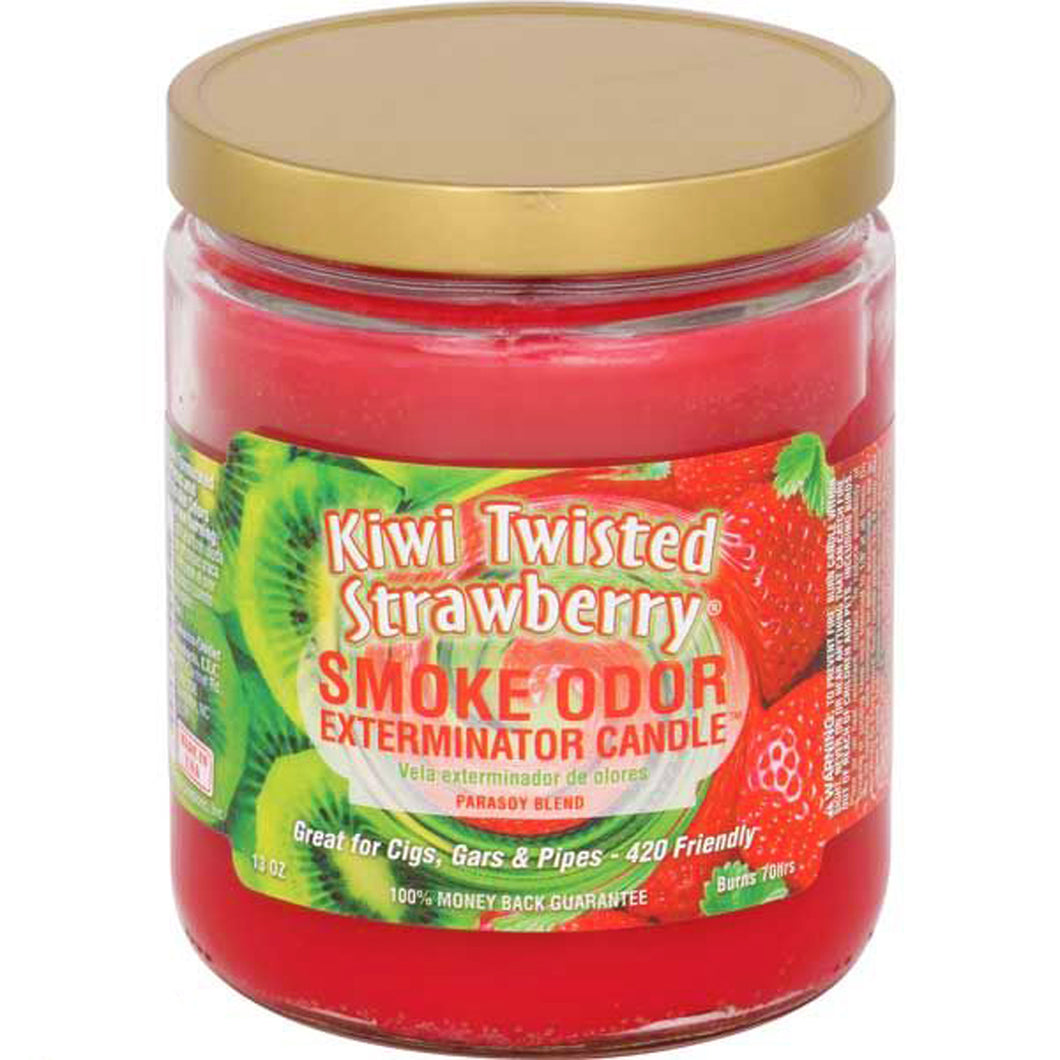 Smoke Odor Kiwi Twisted Strawberry Candle