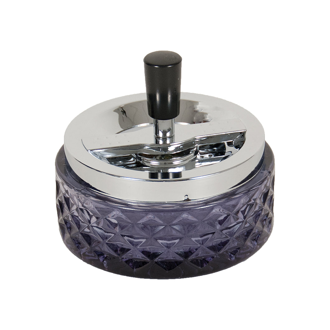Spinning Top Glass Ashtray