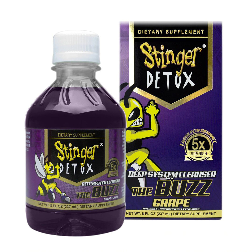 Stinger Buzz 5X Extra Strength Grape Detox