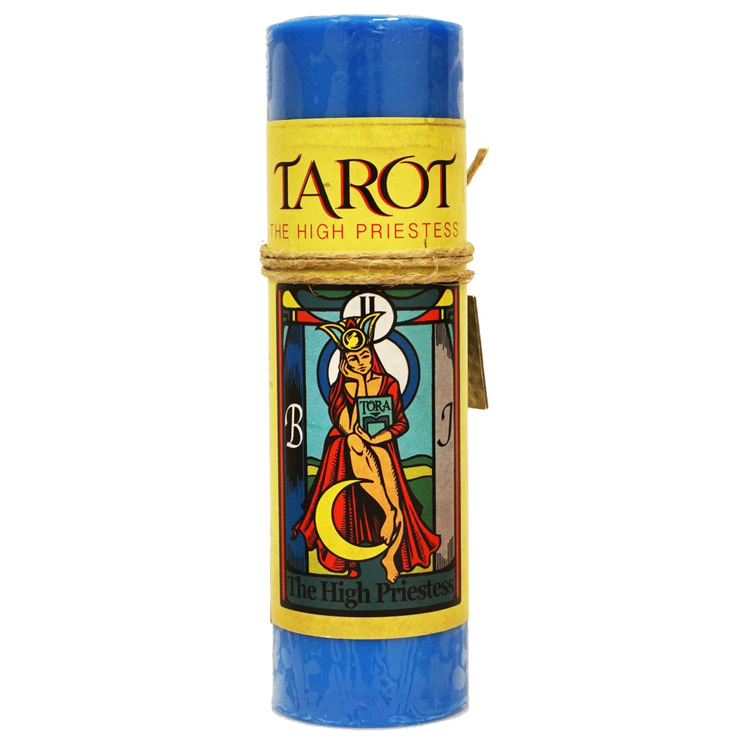 The High Priestess Tarot Candle