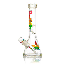 Load image into Gallery viewer, 14&quot; Aleaf Spec Head Water Pipe - Pride
