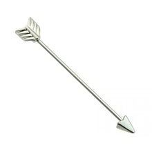 Load image into Gallery viewer, 14g Arrow Barbell Industrial - Steel
