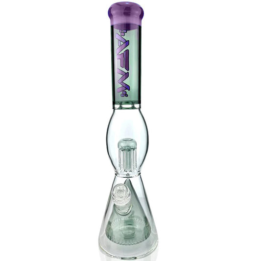 16" AFM UFO Pyramid Beaker Water Pipe - Gray