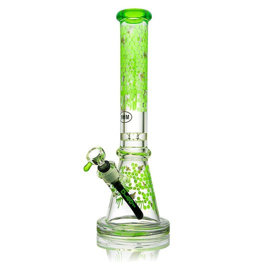 16" Aleaf "The Honeycomb" Water Pipe - Green