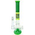 17" AFM Reversal Inline Perc Beaker Water Pipe - Green