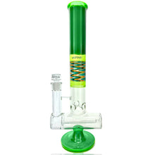 Load image into Gallery viewer, 17&quot; AFM Reversal Inline Perc Beaker Water Pipe - Green
