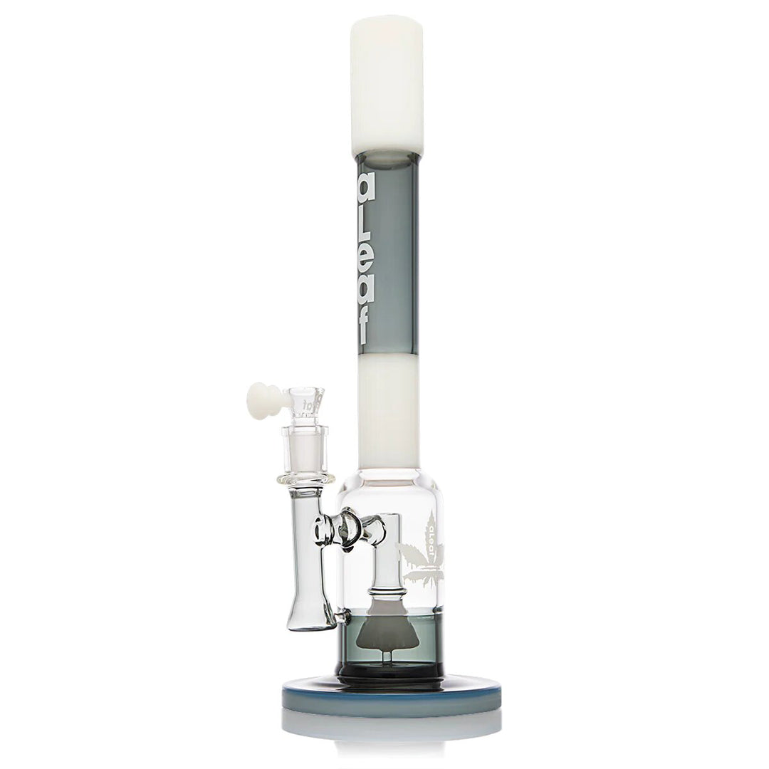 17.5" Aleaf "The Straight Hitter" Water Pipe - White