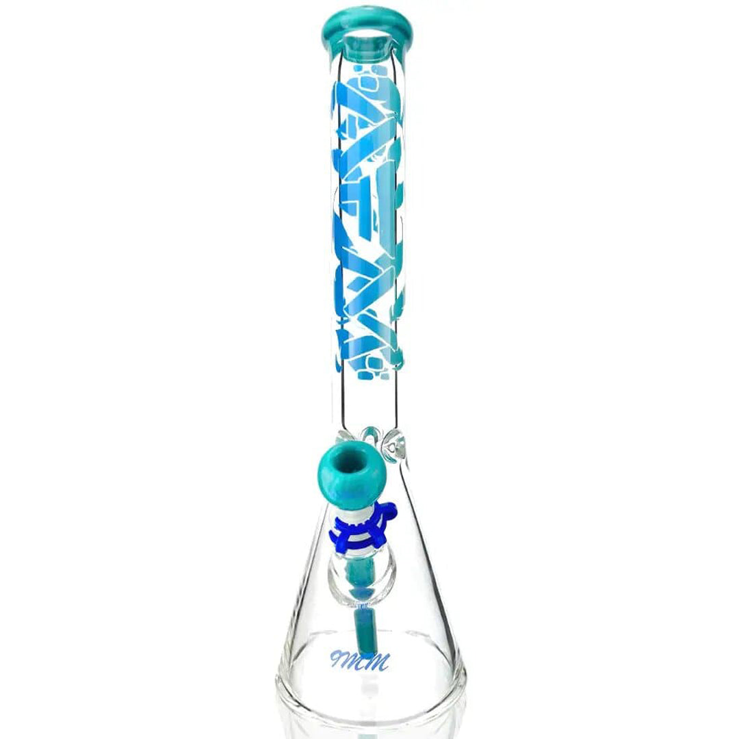 18" AFM Phoenix Beaker Water Pipe - Blue