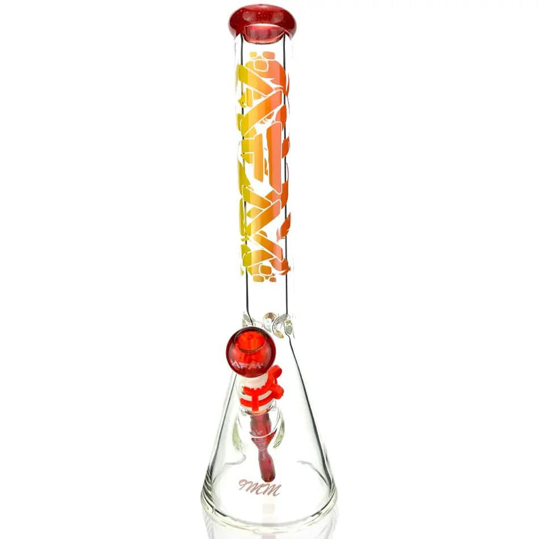 18" AFM Phoenix Beaker Water Pipe - Yellow