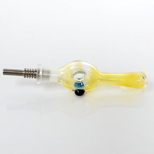 Load image into Gallery viewer, 3.5&quot; Fumed Donut Nectar Collector - Blue
