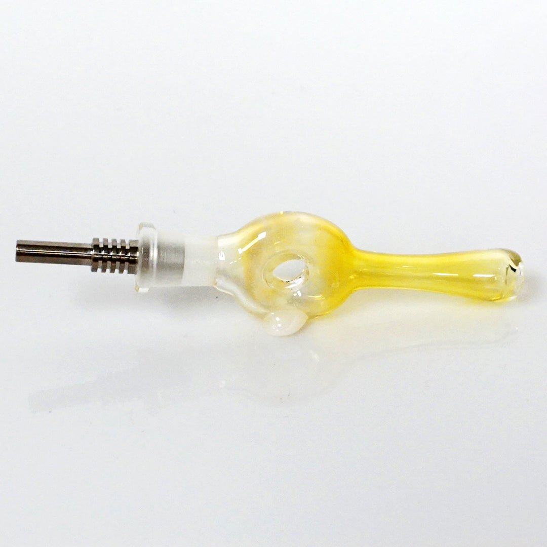 3.5" Fumed Donut Nectar Collector - White
