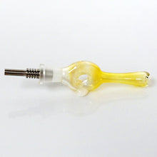 Load image into Gallery viewer, 3.5&quot; Fumed Donut Nectar Collector - White
