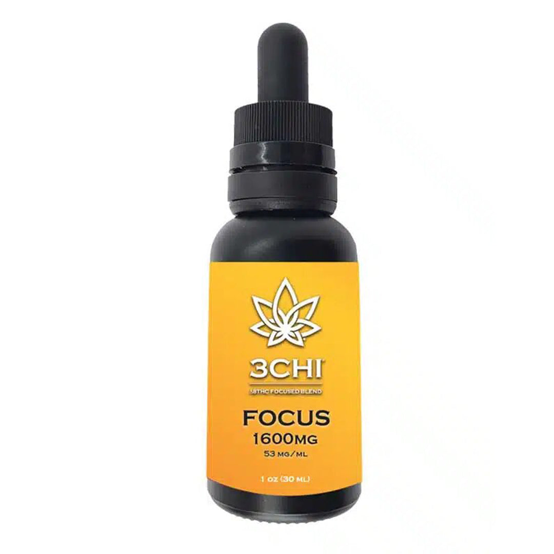 3Chi Delta 8 Focused Blends Tincture | 1600mg - Focus