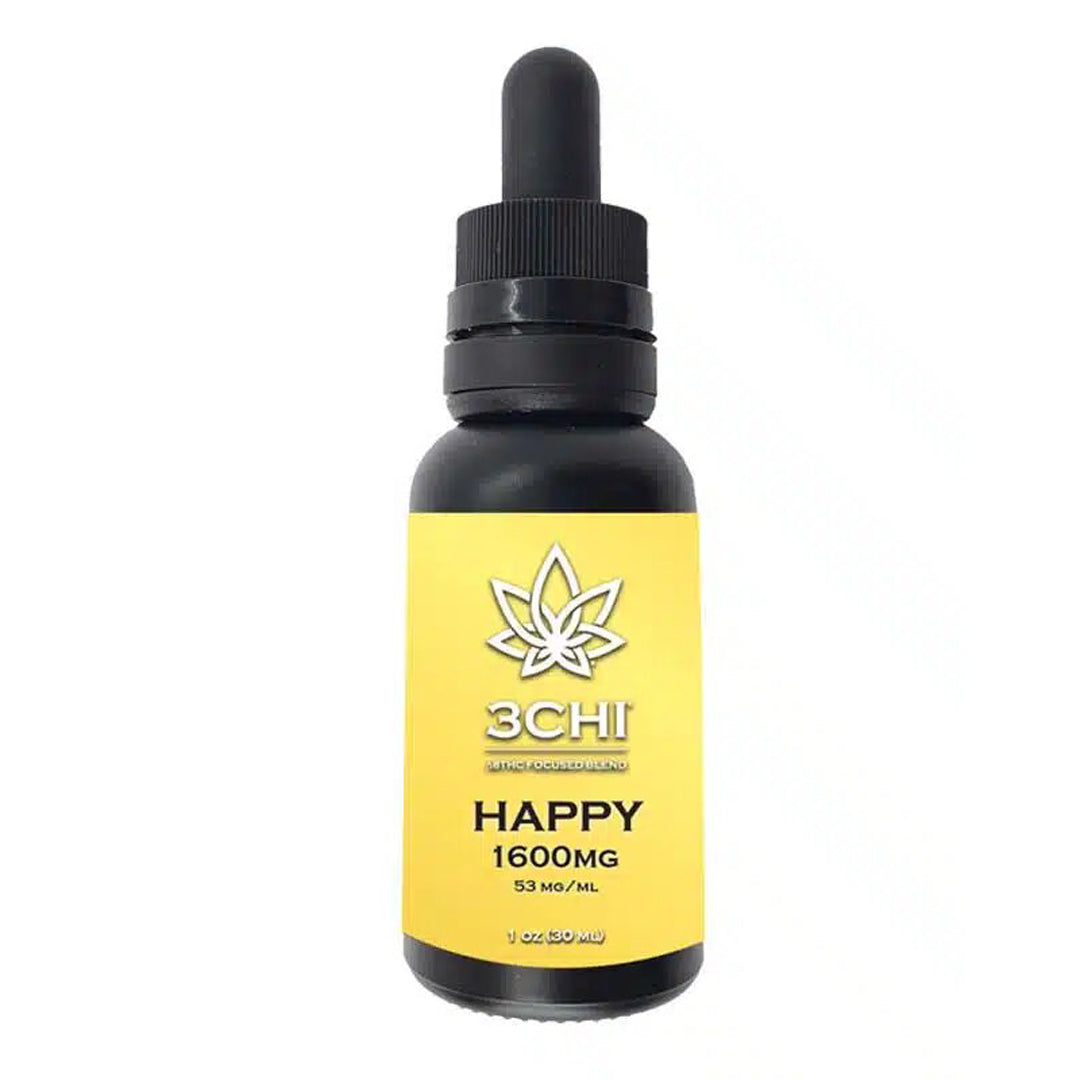 3Chi Delta 8 Focused Blends Tincture | 1600mg - Happy