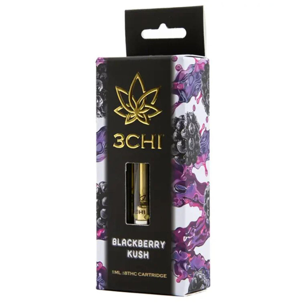 3Chi Delta 8 Vape Cartridge | 1g - Blackberry Kush