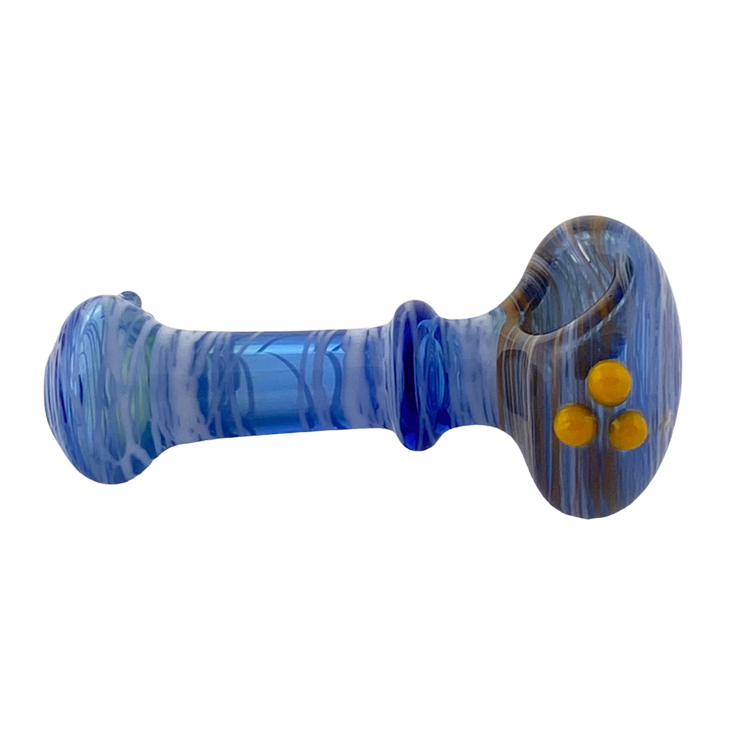 4" Clear 'N' Color Chaos Pipe