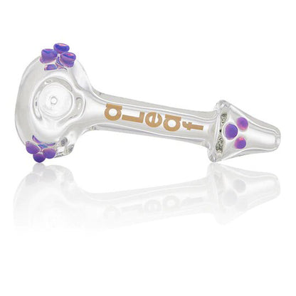 5" Aleaf Triple Tentacle Pipe - Purple