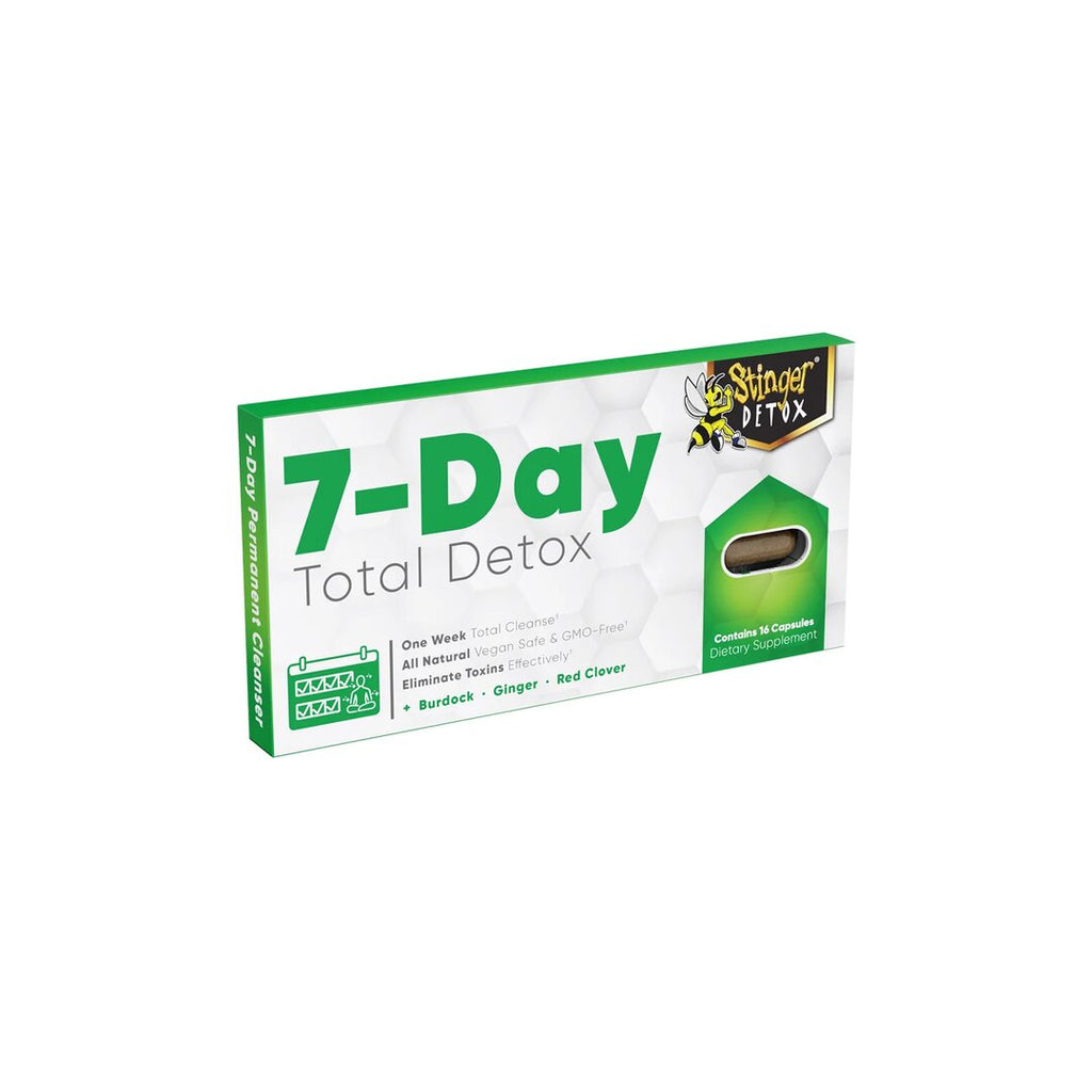 Stinger 7 Day Total Detox Permanent Cleanser Caps | 16ct