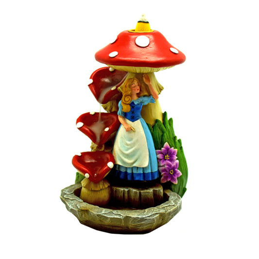 Alice & Mushroom Backflow Incense Burner