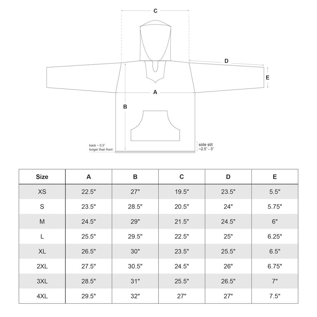 Rust Baja Pullover Hoodie