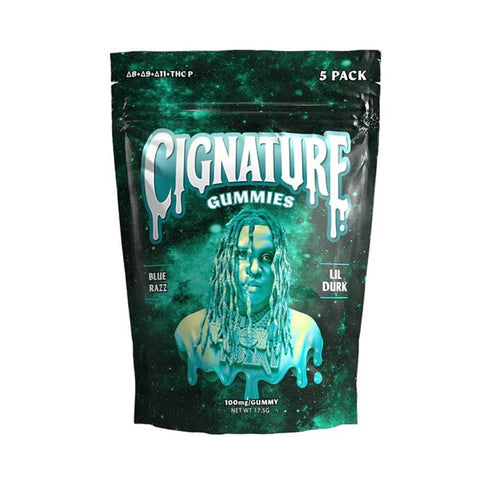 Cignature Delta 8 + THCP Gummies | 500mg - Lil Durk - Blue Razz