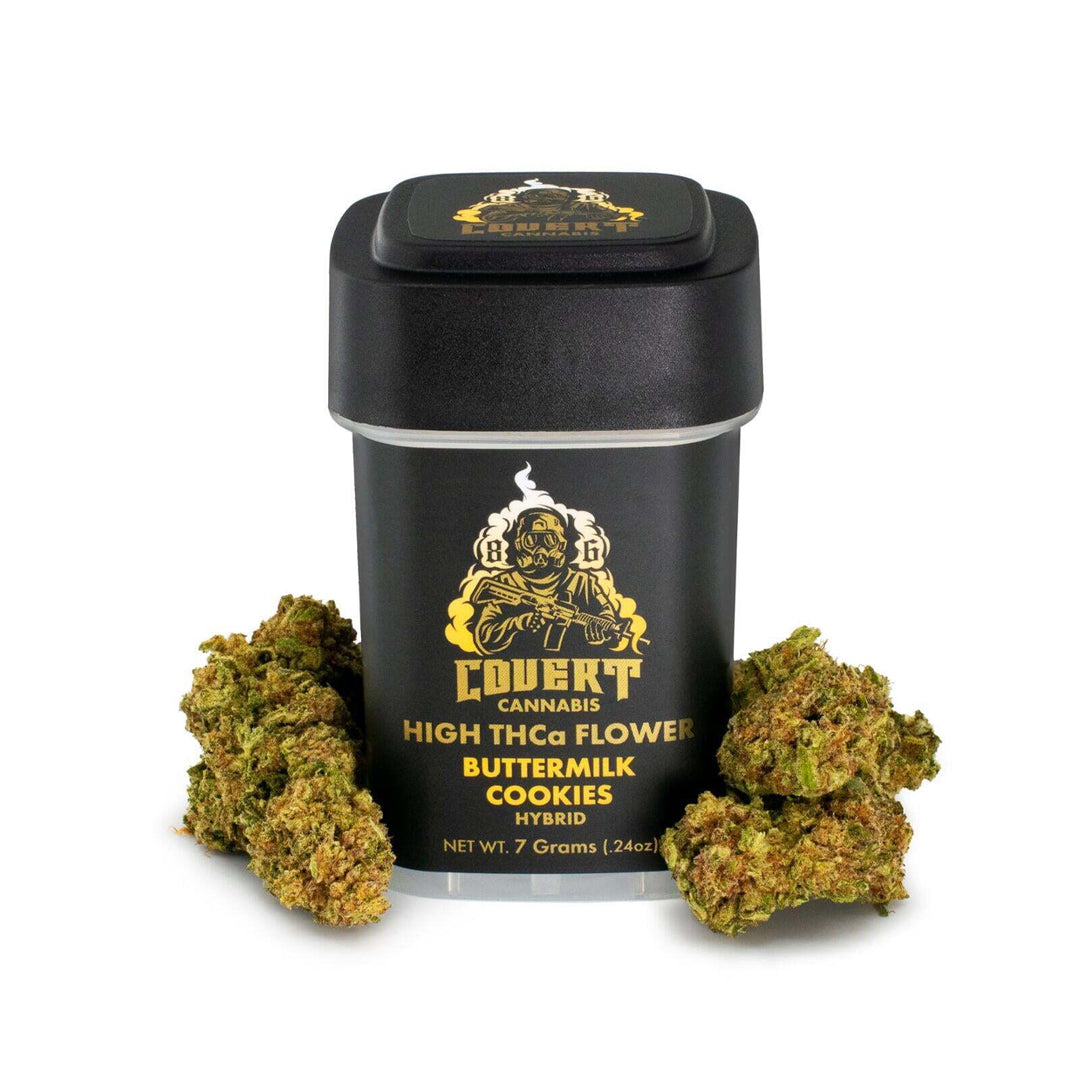 Covert High THC-A Flower | 3.5g - Buttermilk Cookies