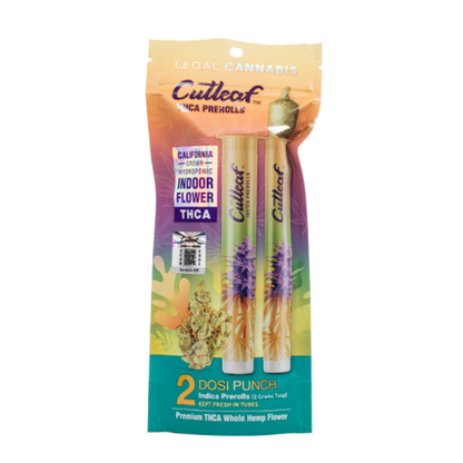 Cutleaf THC-A Pre-Rolls | 2pk - Dosi Punch