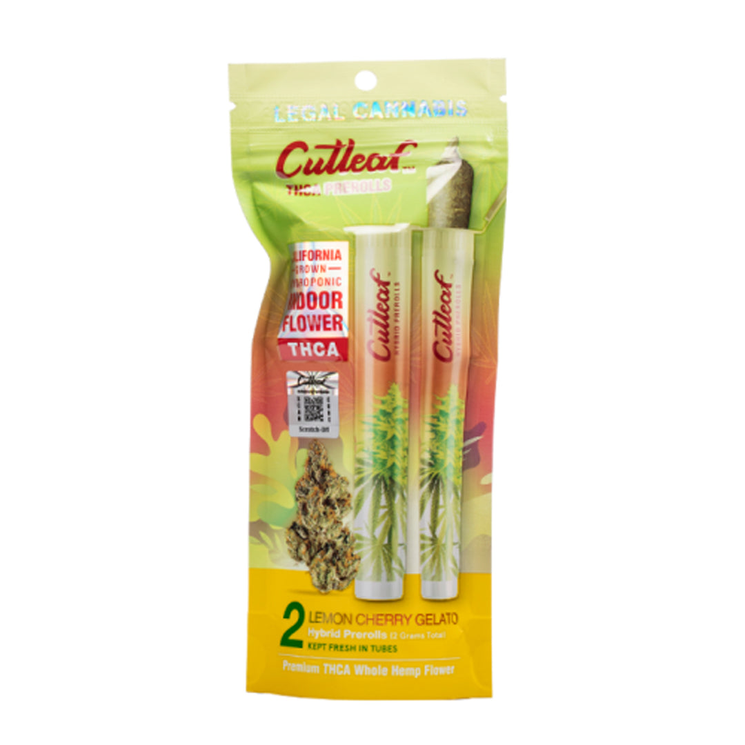 Cutleaf THC-A Pre-Rolls | 2pk - Lemon Cherry Gelato