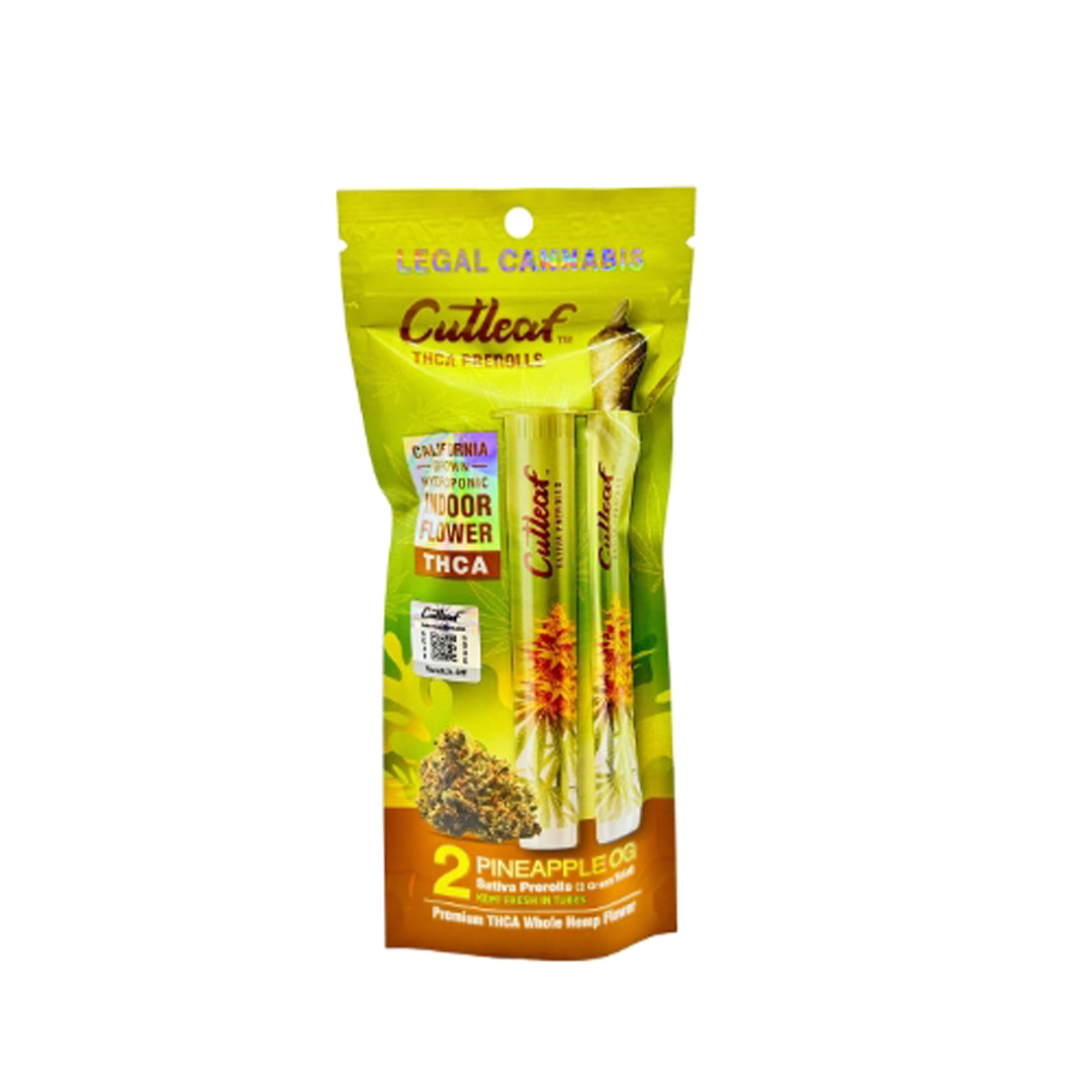 Cutleaf THC-A Pre-Rolls | 2pk - Pineapple OG