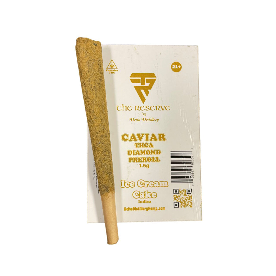 Delta Distillery The Reserve Caviar THC-A Pre-Roll | 1.5g - Ice Cream Cake