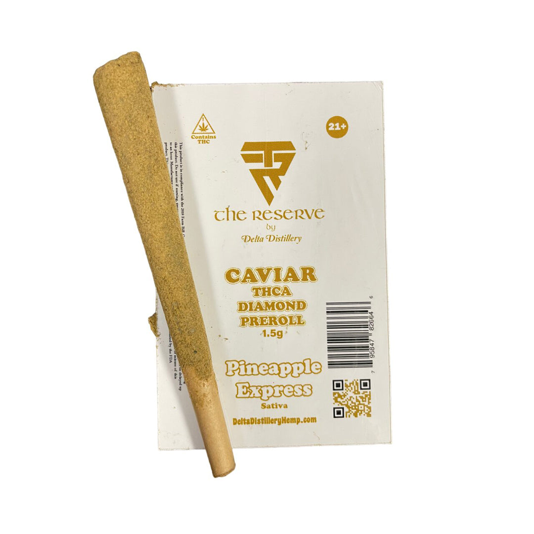 Delta Distillery The Reserve Caviar THC-A Pre-Roll | 1.5g - Pineapple Express