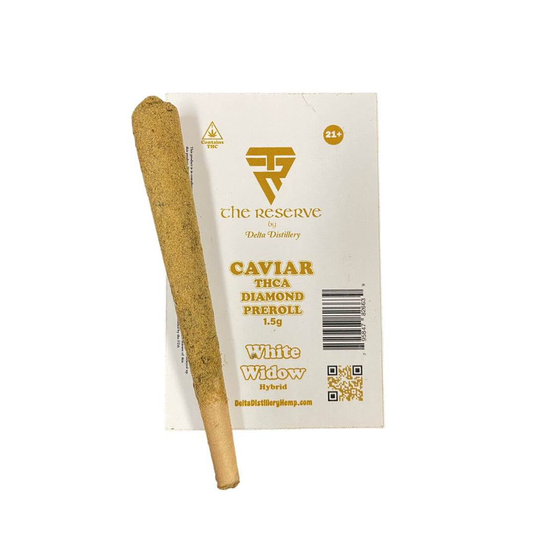 Delta Distillery The Reserve Caviar THC-A Pre-Roll | 1.5g - White Widow